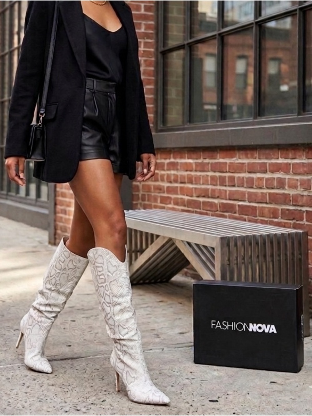 Snake Print Heeled Boots 🐍